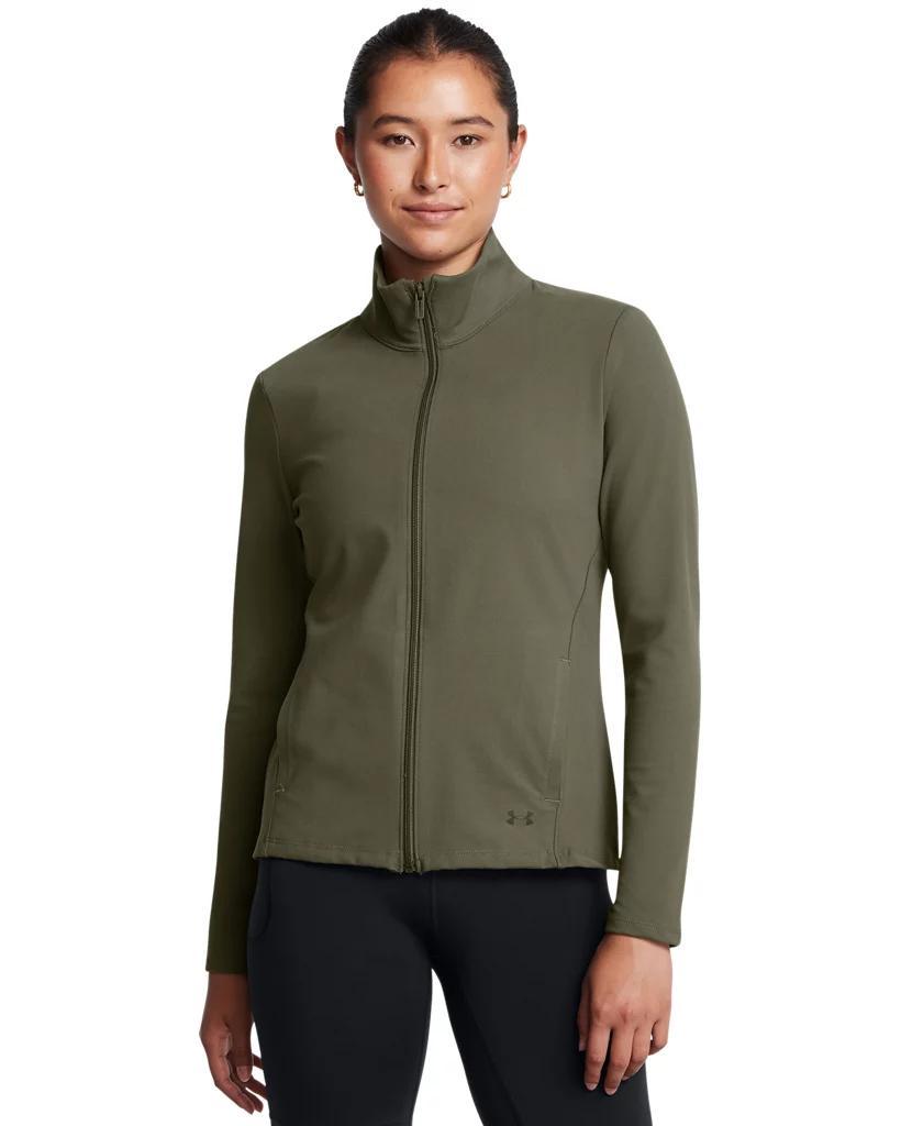 Women's Under Armour Motion Jacket, Size: Medium, Silica Green Product Image