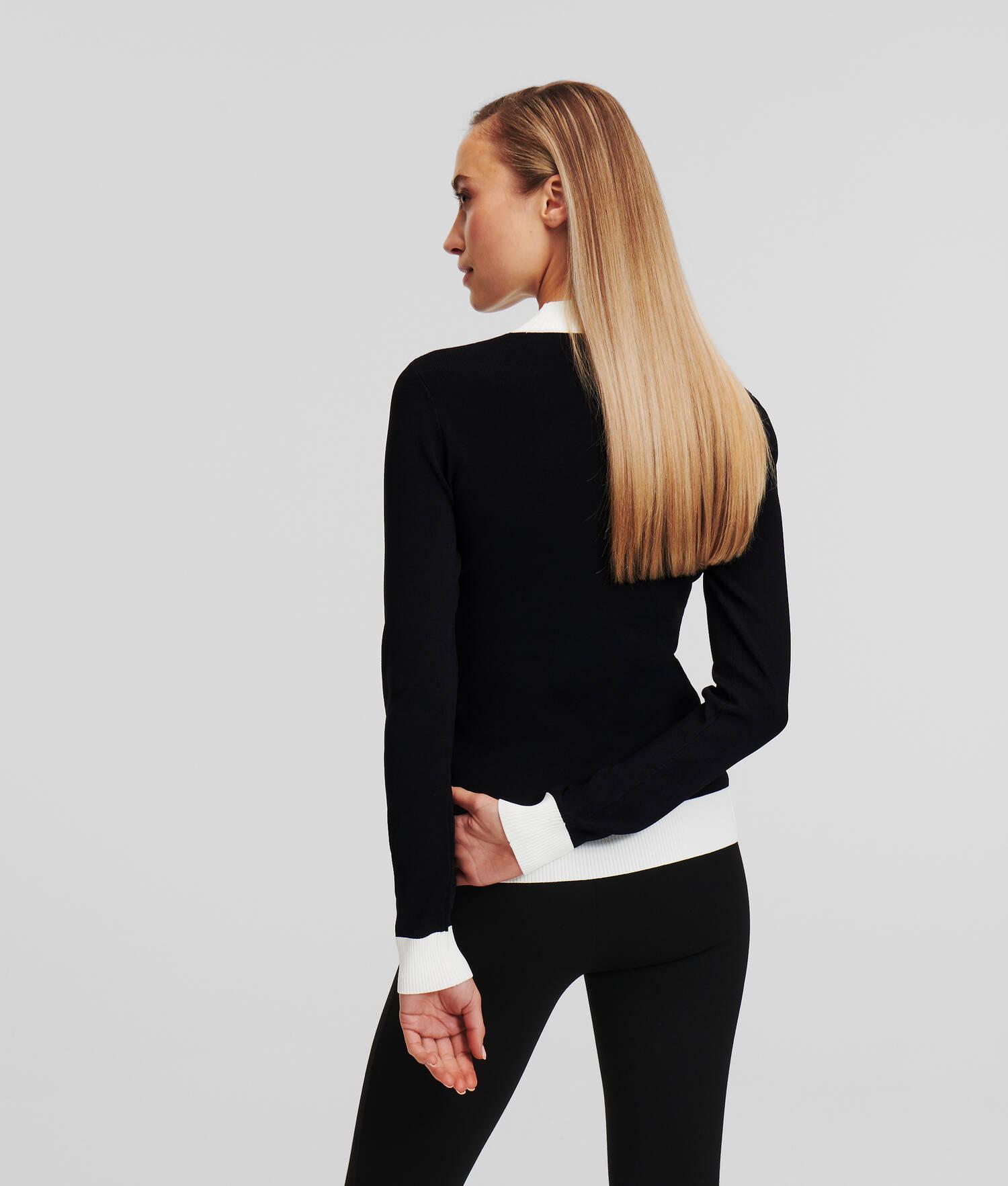 KARL LOGO TURTLENECK SWEATER Product Image