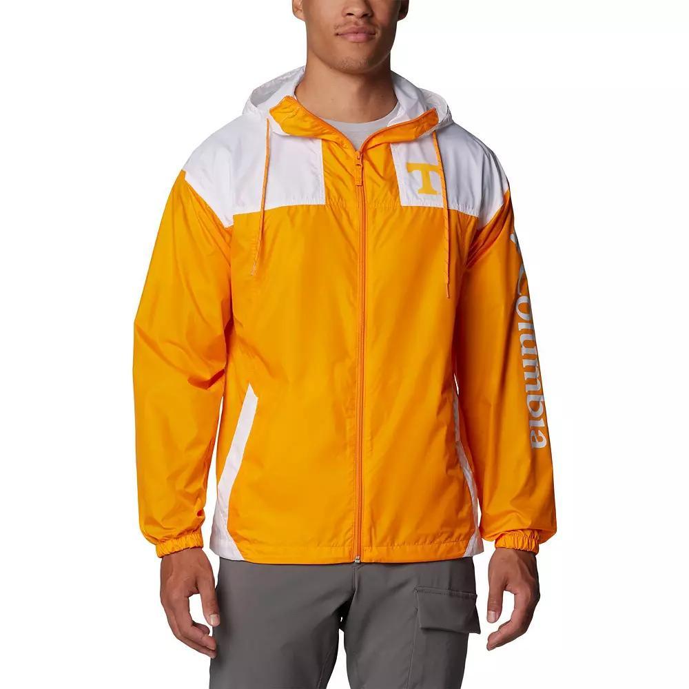 Men's Columbia Tennessee Orange Tennessee Volunteers Flash Challenger II Omni-Shade Full-Zip Hoodie Windbreaker Jacket, Size: Medium Product Image