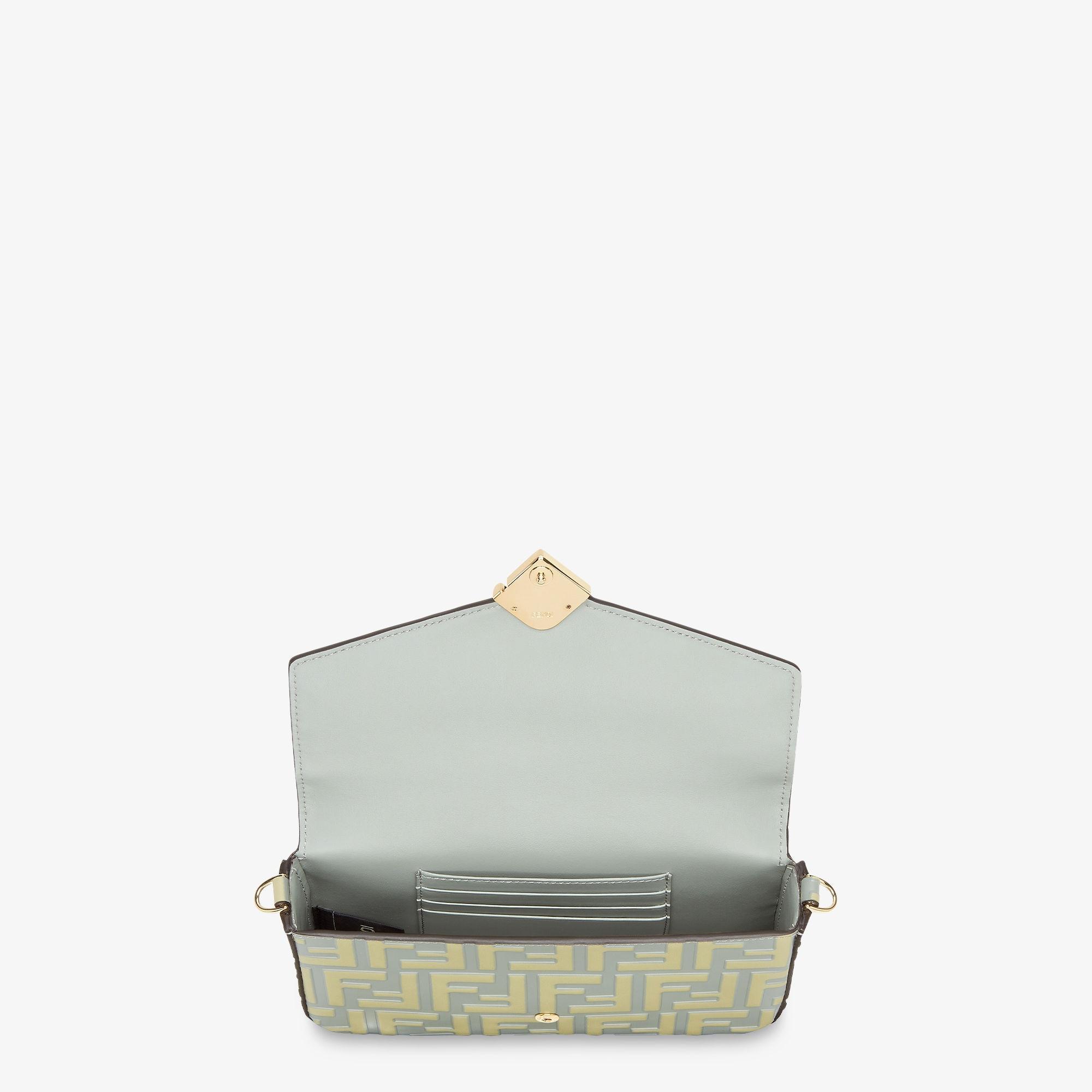 FF Diamonds Wallet On ChainGreen leather wallet Product Image