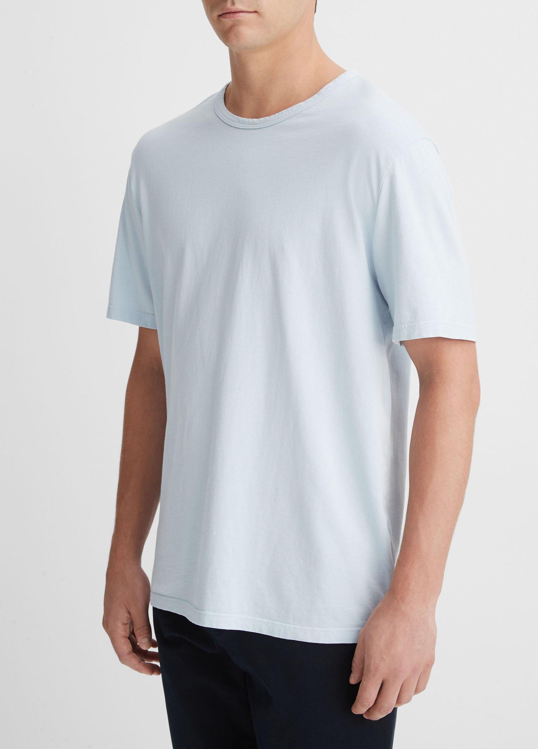 Mens Garment Dye Cotton T-Shirt Vince Product Image