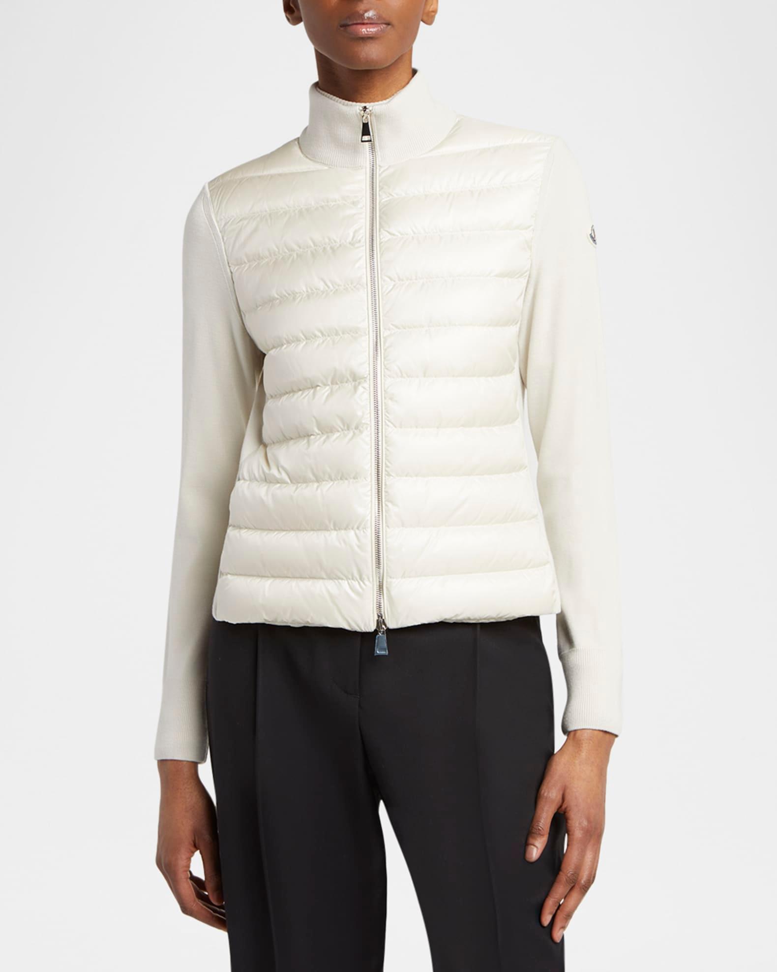 Combo Down Short Cardigan  Product Image