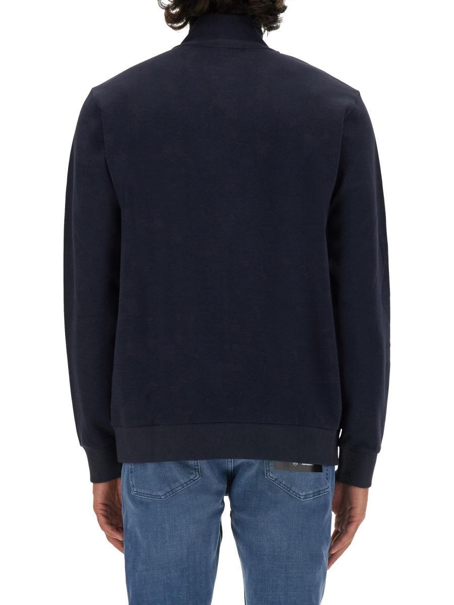 HUGO BOSS Logo-patch Sweatshirt In Black Product Image