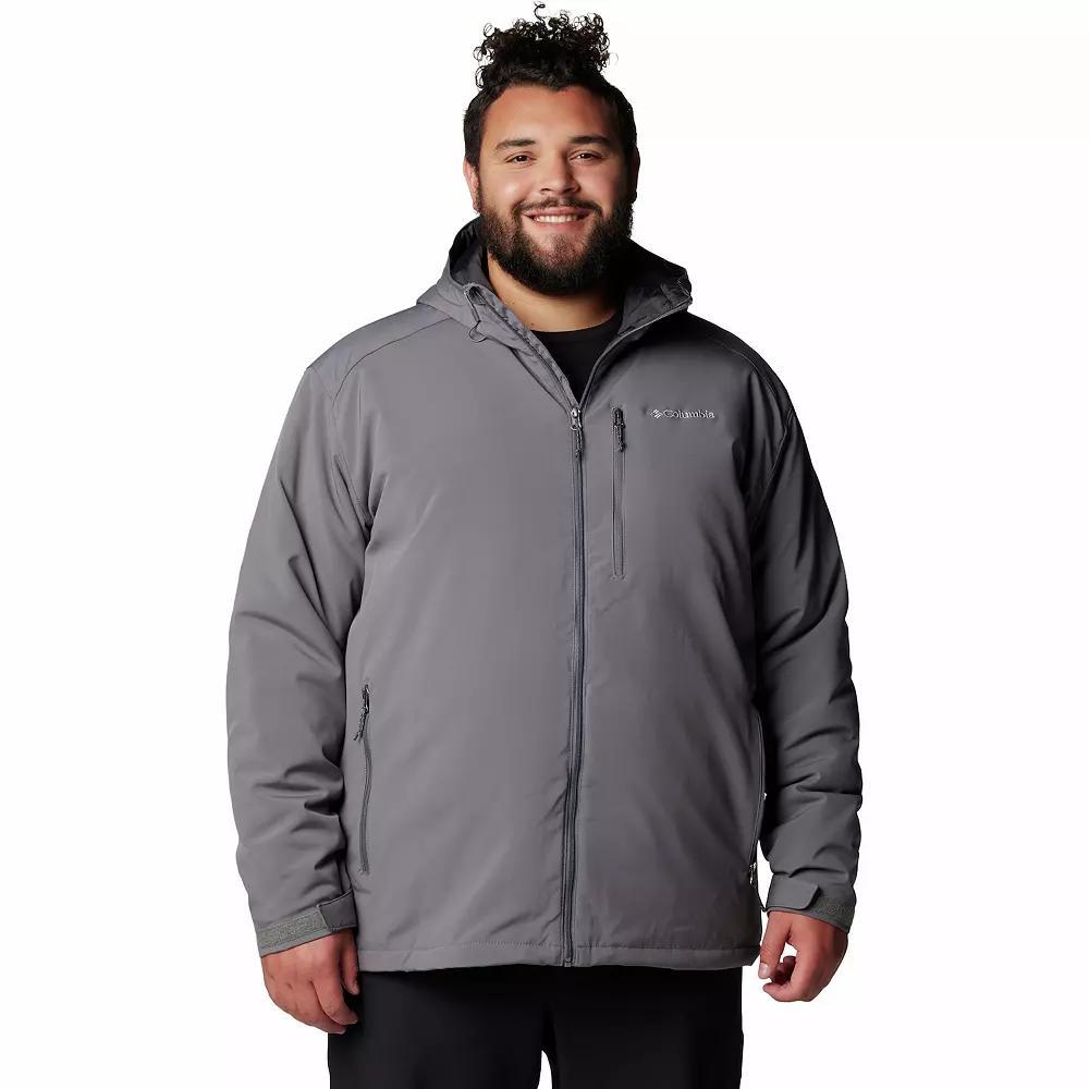 Big & Tall Columbia Gate Racer™ II Midweight Hooded Soft Shell Jacket, Men's, Size: 4XB, Black Product Image