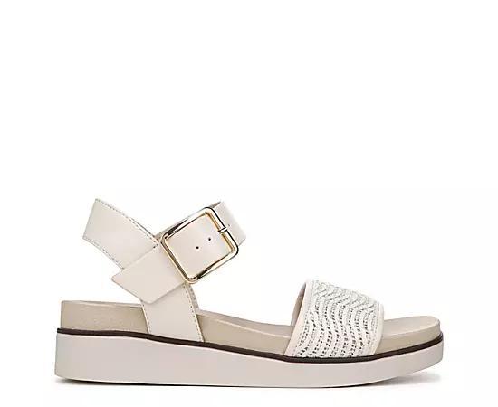 LifeStride Gillian2 Womens Platform Sandals Ivory Product Image