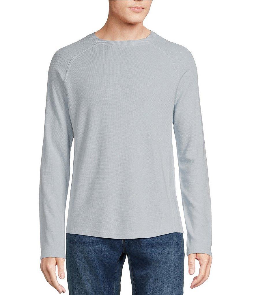 Cremieux Premium Denim Peru Raglan Long Sleeve Mini Waffle Texture T-Shirt Product Image