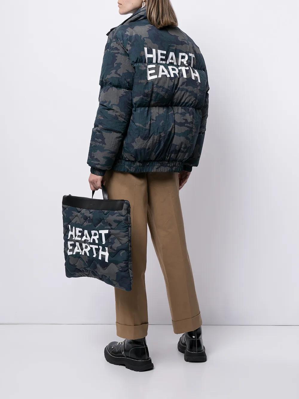 Heart Earth camouflage padded jacket Product Image