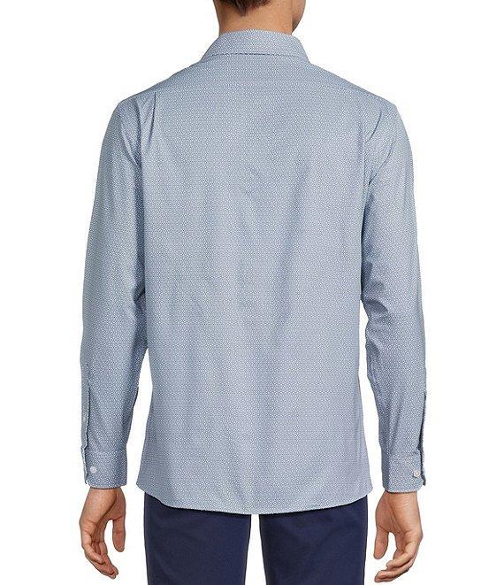 Hart Schaffner Marx Luxury Performance Long Sleeve Star Geo Woven Sport Shirt Product Image