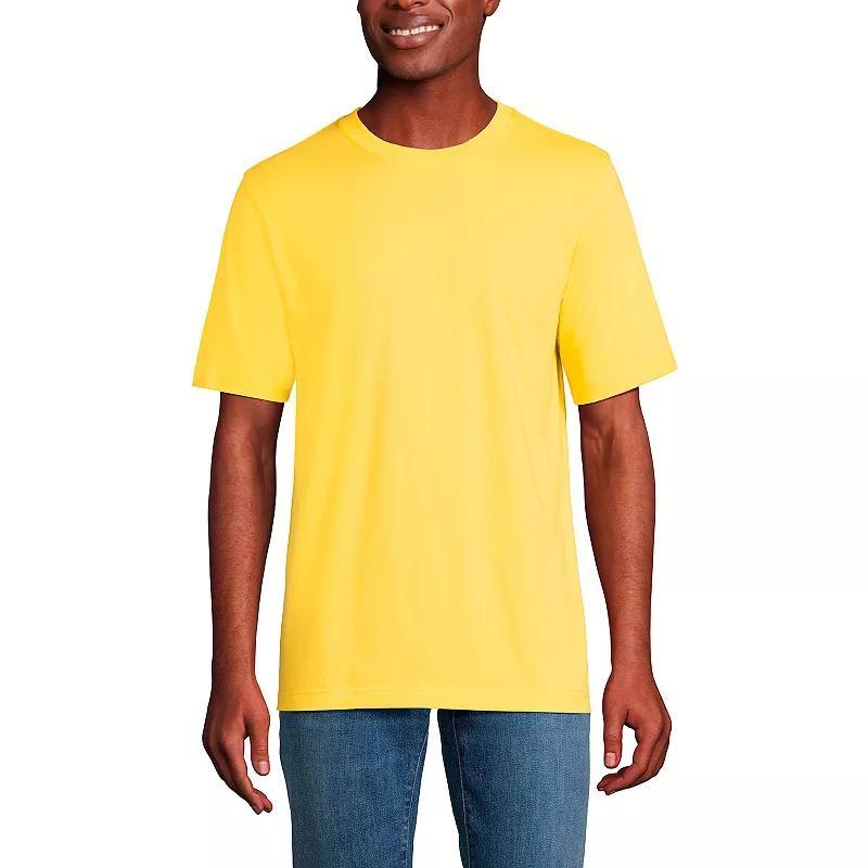 Men's Lands' End Super-T Short Sleeve T-Shirt, Size: Large, Rich Red Product Image