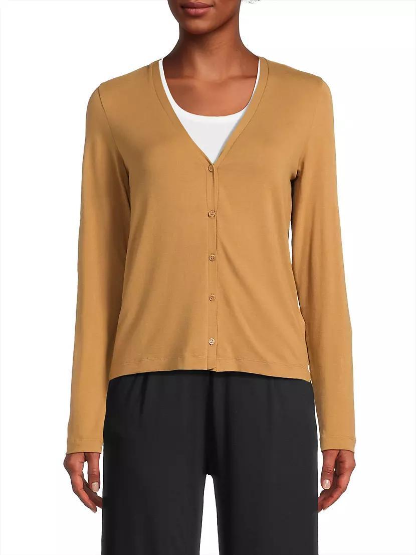 Soft Touch V-Neck Cardigan Product Image