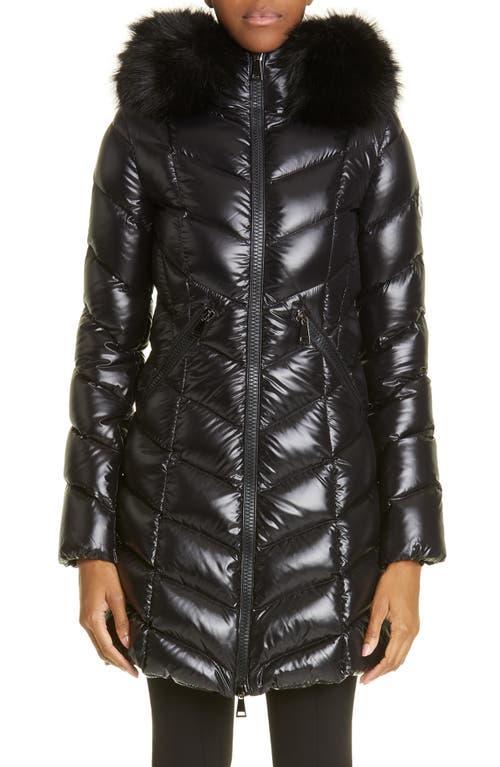 Moncler Fulmarre Faux-Fur Hood Down Coat Product Image