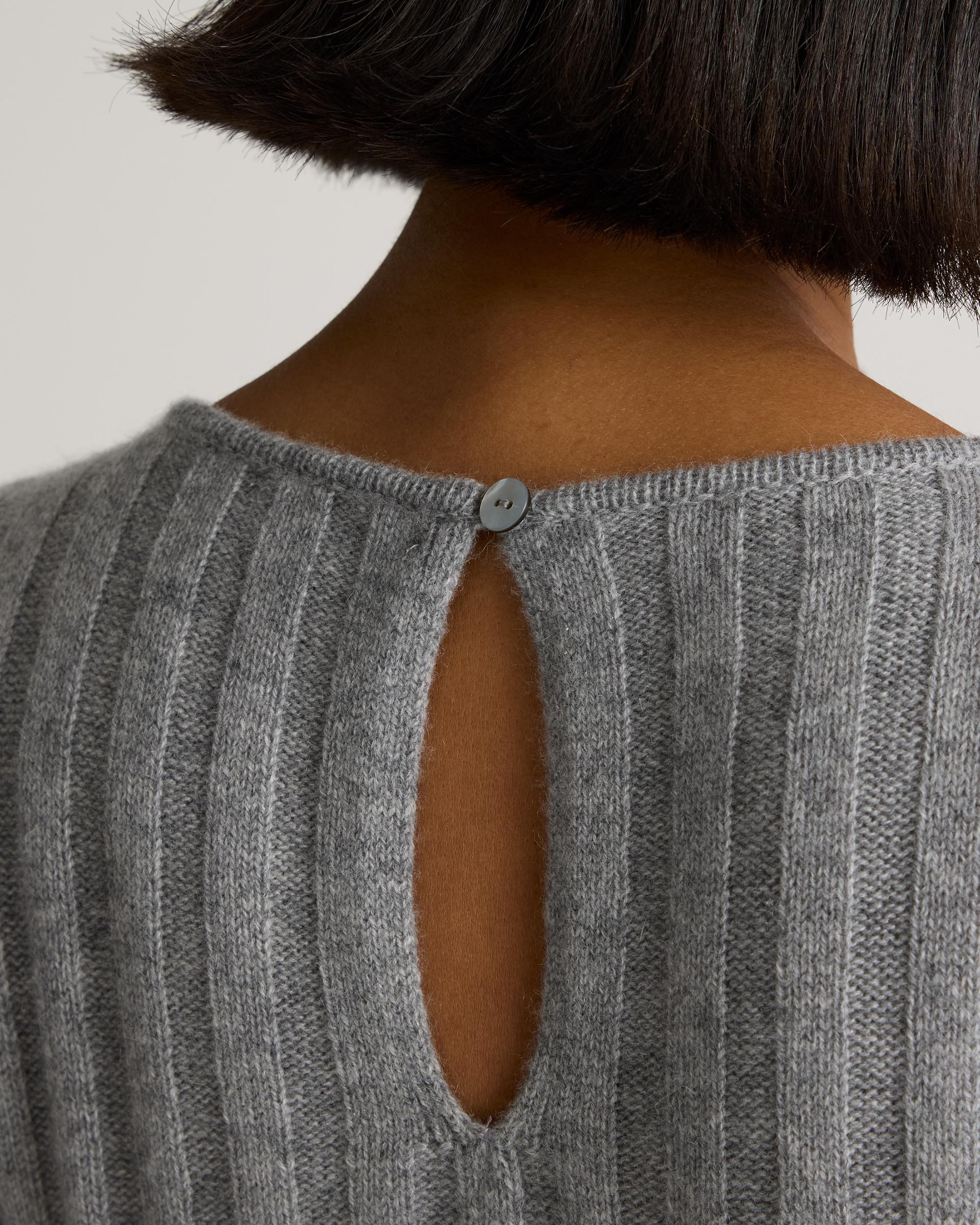 Quince | Women's Mongolian Cashmere Wide-Rib Midi Dress Product Image