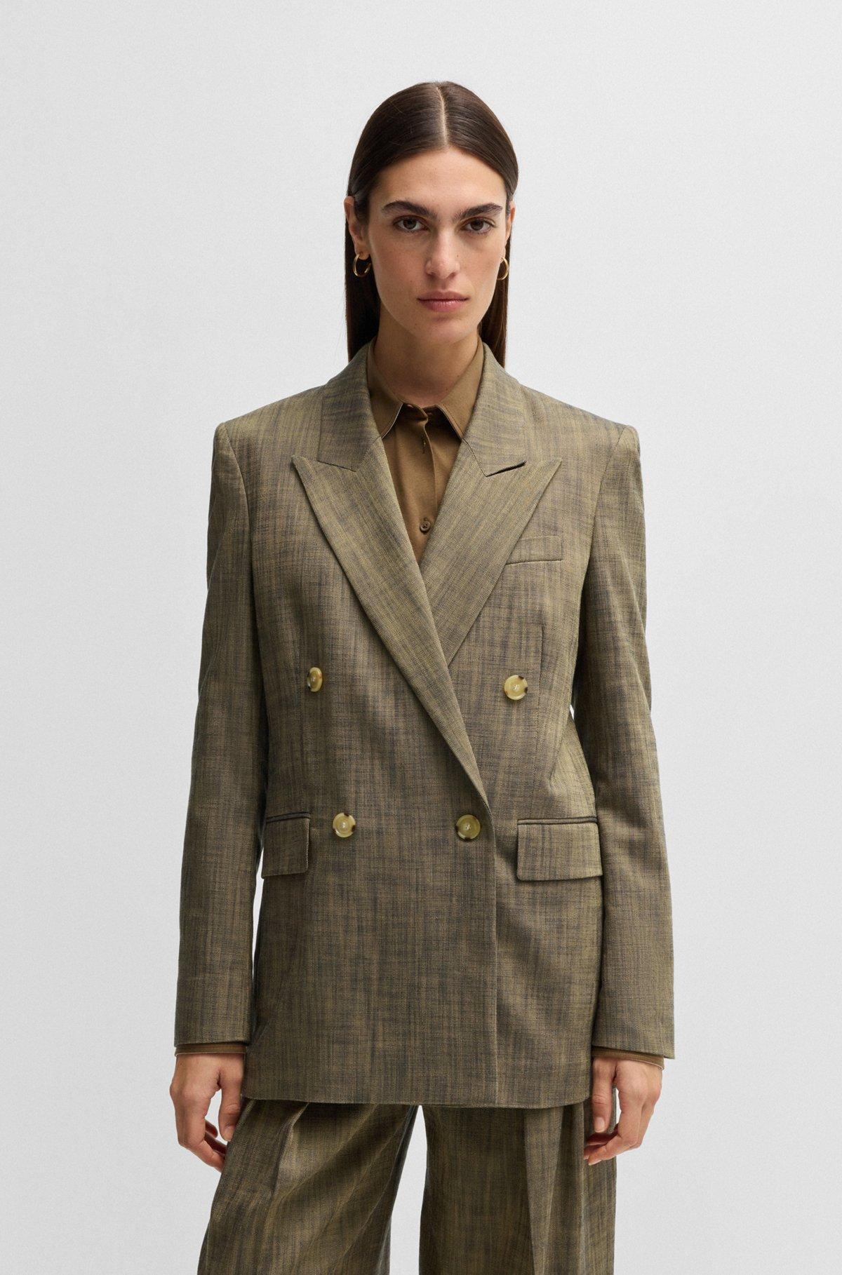 Regular-fit double-breasted blazer Product Image