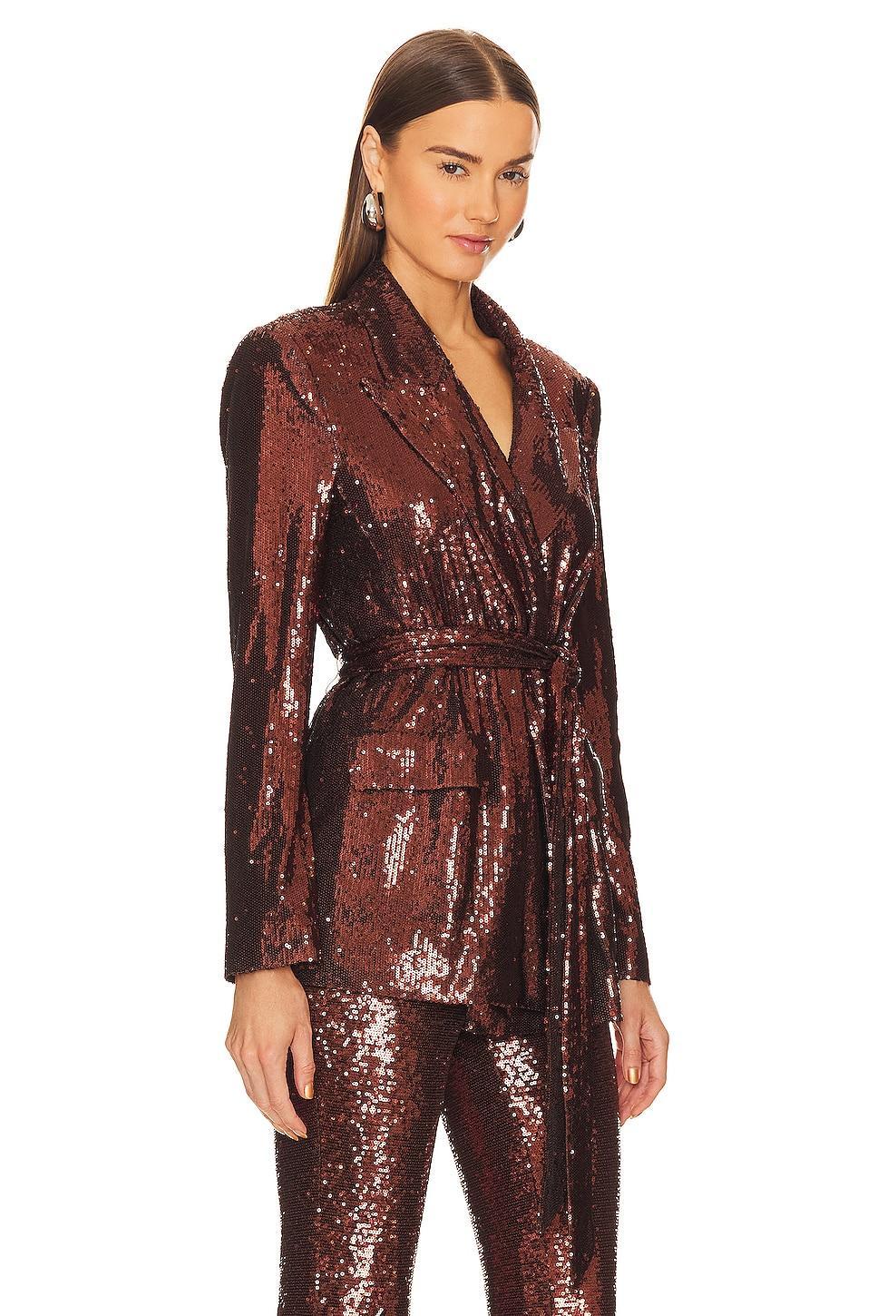 Jordana Wrap Belted Blazer L'AGENCE Product Image