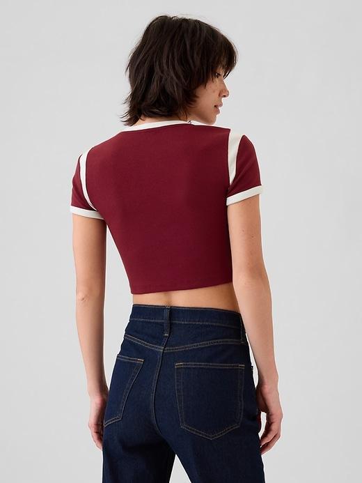 Modern Rib Cropped T-Shirt Product Image