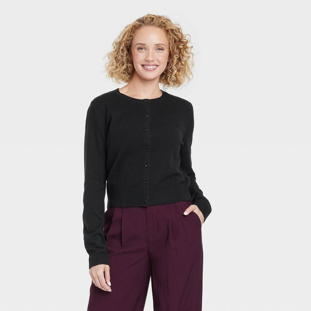 Women's Cozy Knit Cardigan - A New Day™ Product Image