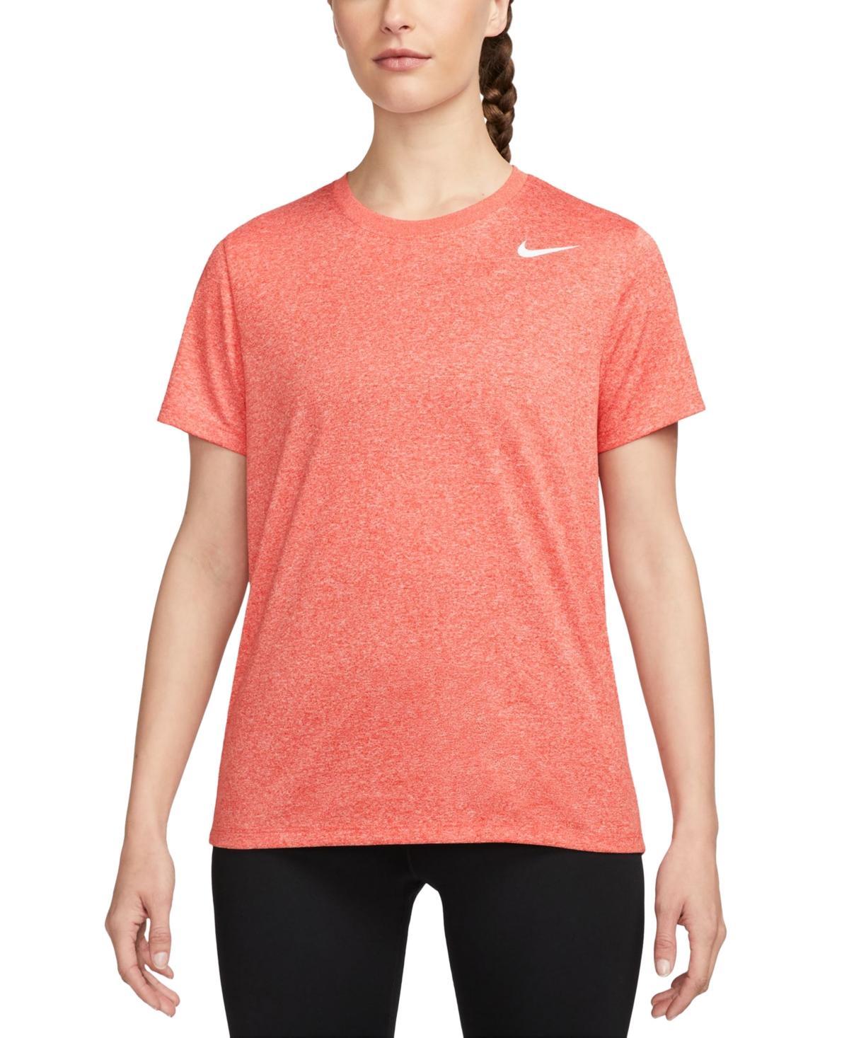 Women's Nike Dri-FIT Tee, Size: Medium, Tumbled Gray Product Image