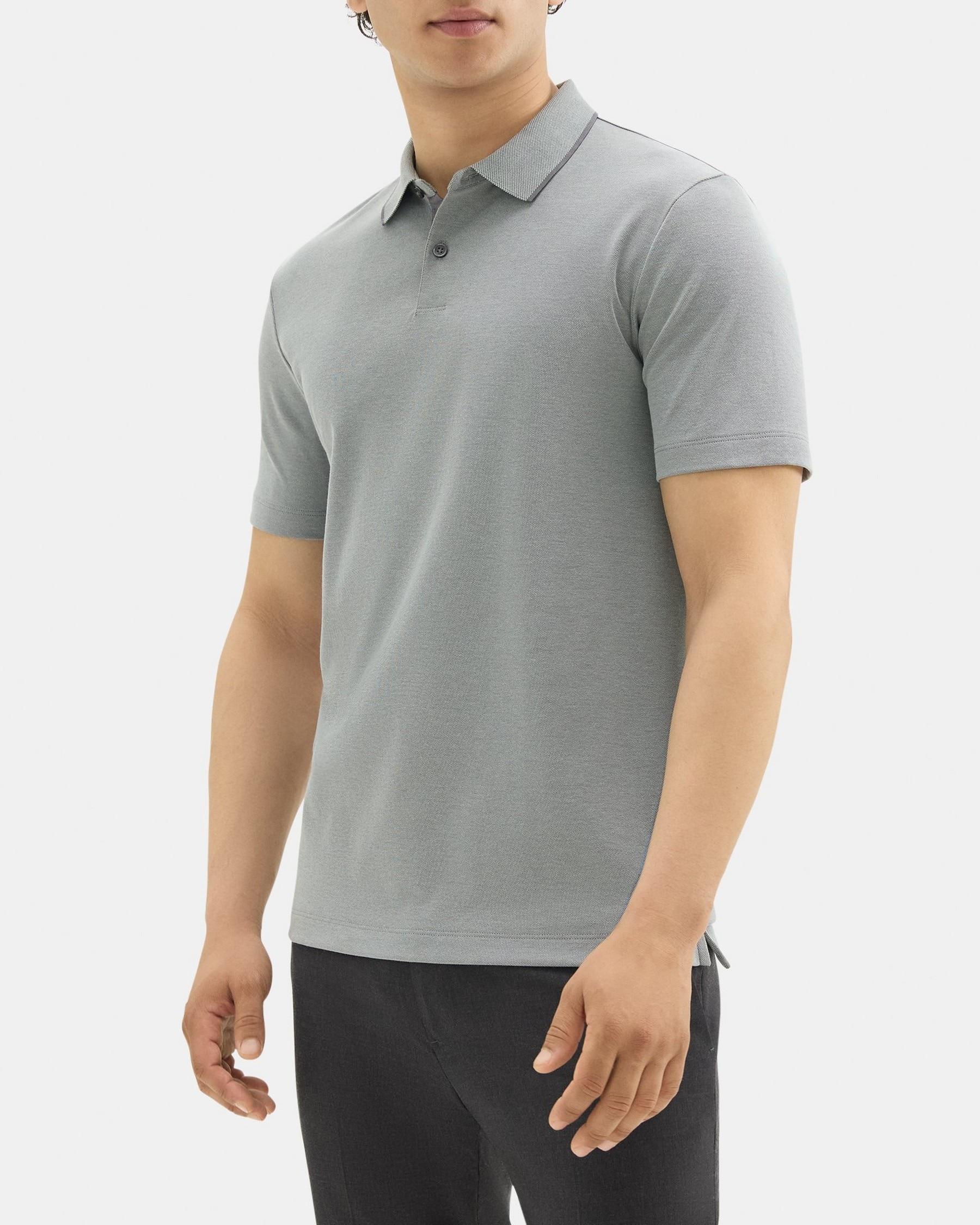 Standard Polo in Piqué Cotton Product Image