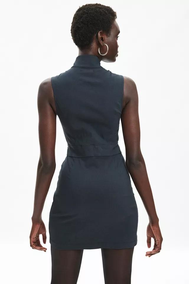 Silence + Noise Dylan Zip-Up Twill Mini Dress Womens at Urban Outfitters Product Image