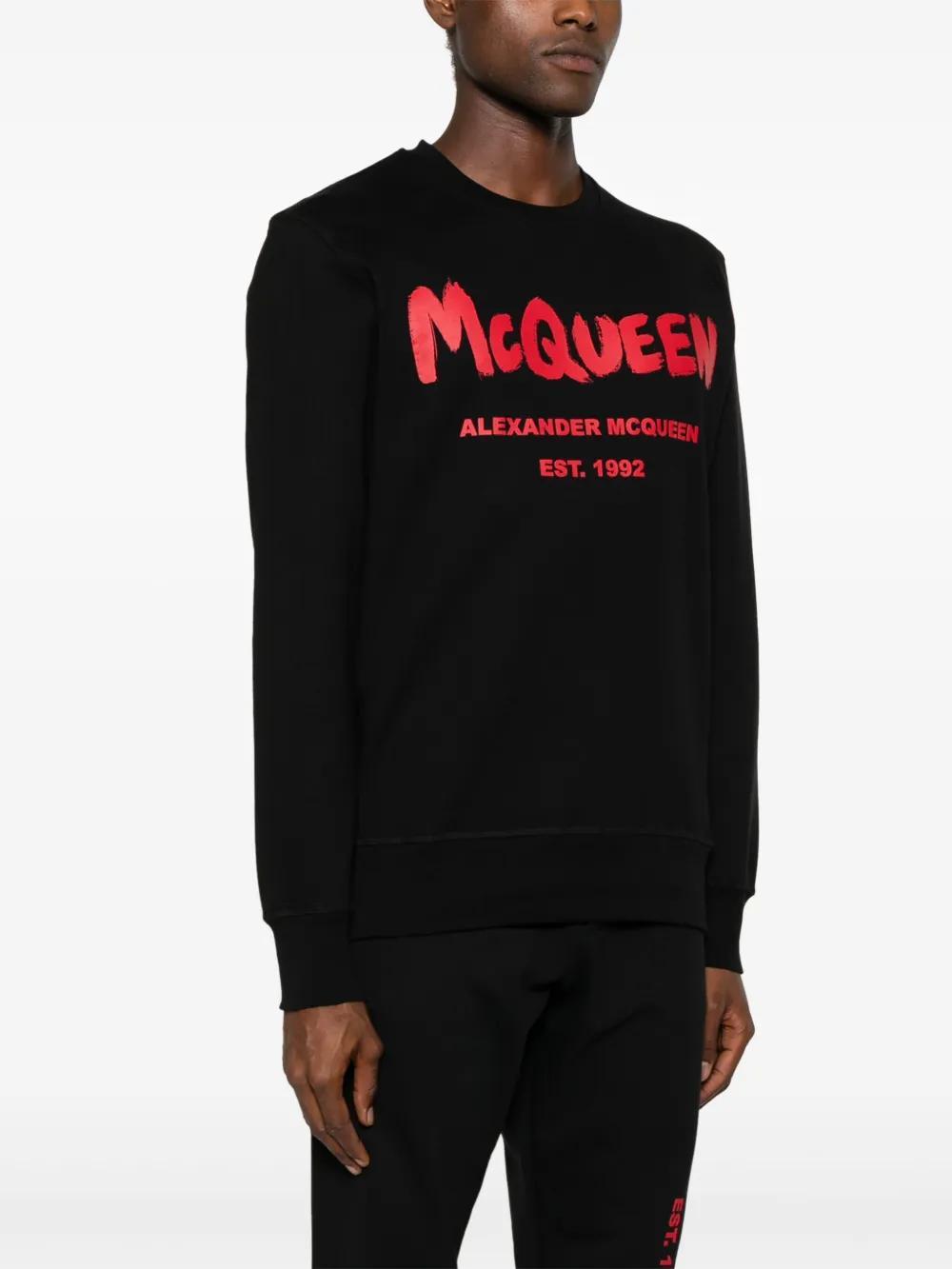 logo-print cotton sweatshirt Product Image