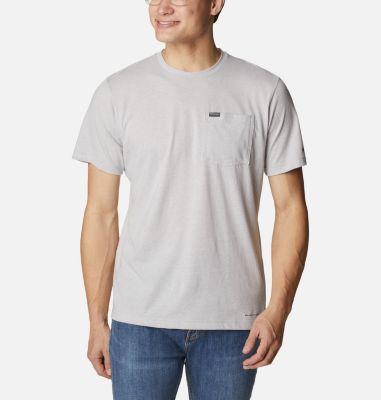 Men's Columbia Thistletown Hills™ Pocket Tee, Size: XL, Columbia Grey Grey Product Image