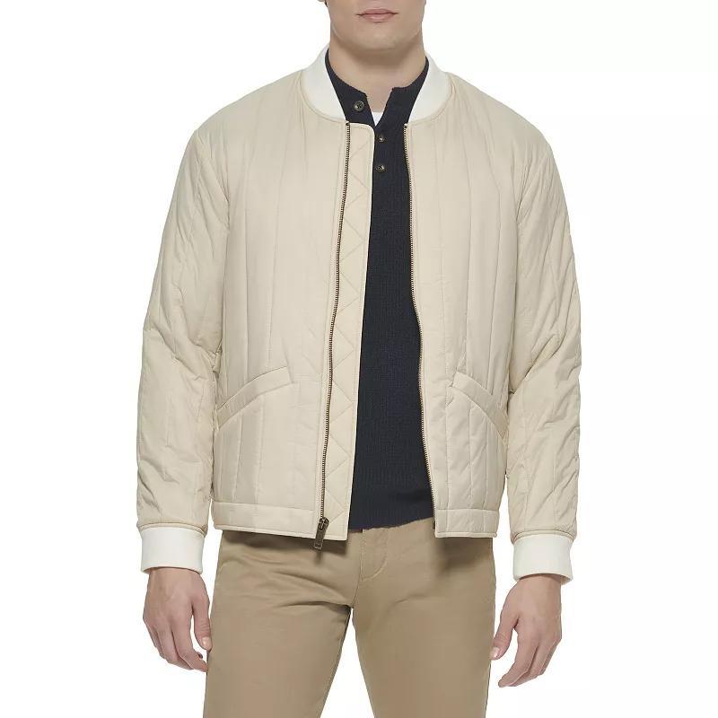 Men's Dockers® Bomber Jacket with Vertical Quilting, Size: XL, Black Product Image