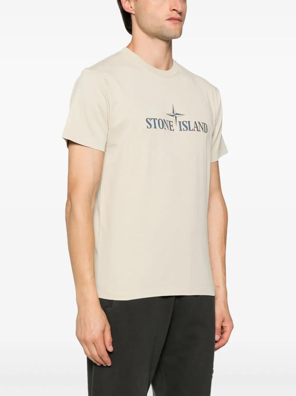 logo-print cotton T-shirt Product Image