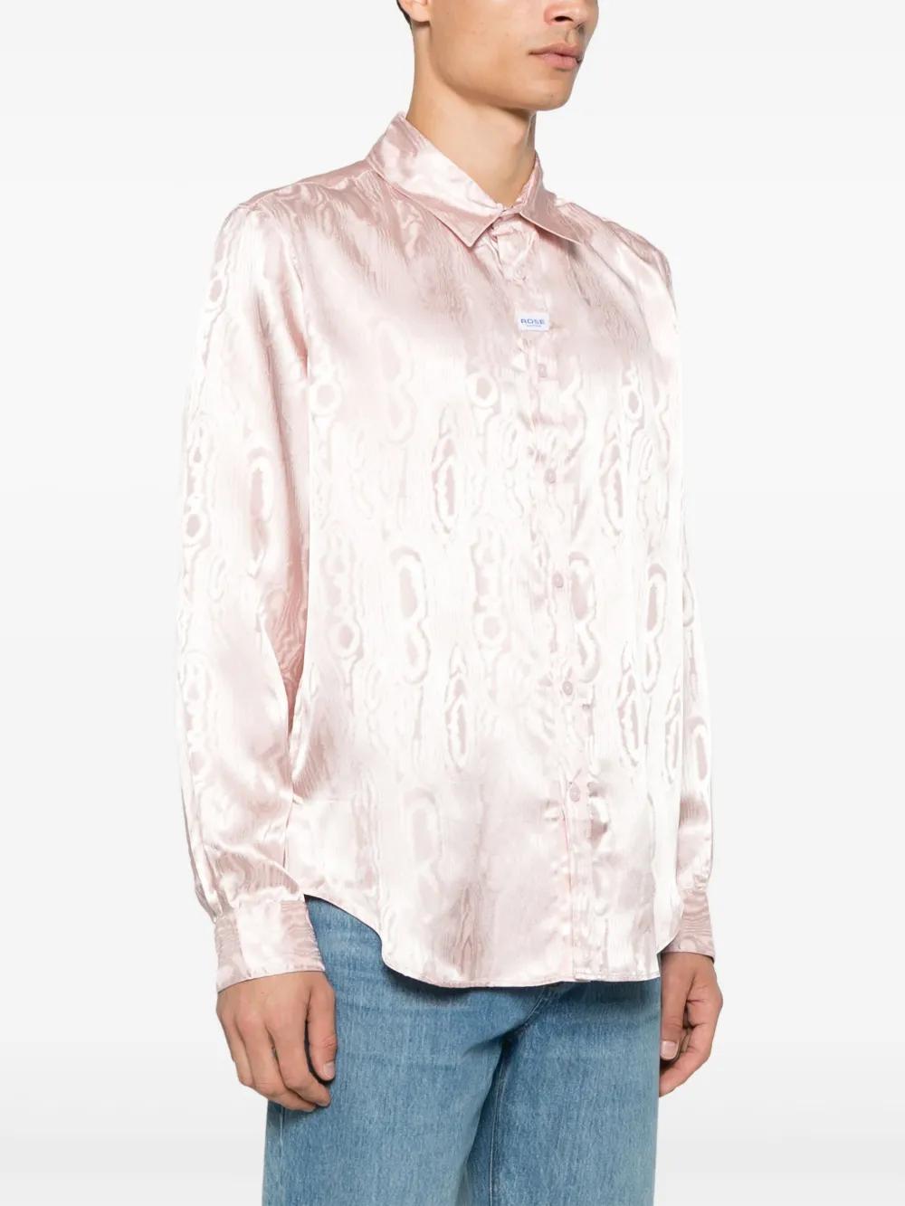 patterned-jacquard shirt Product Image