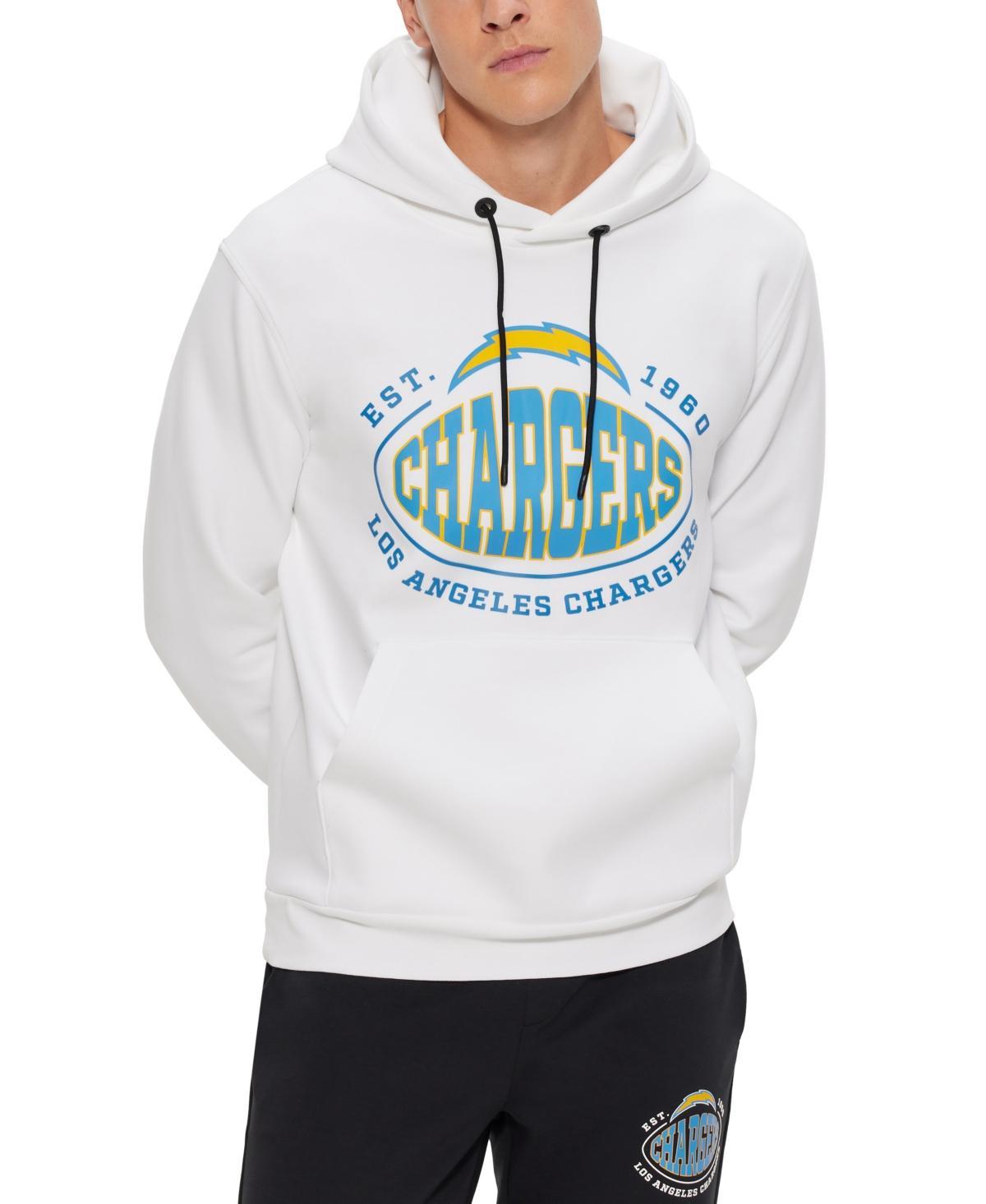 Men's BOSS X NFL  Black Los Angeles Chargers Touchback Pullover Hoodie, Size: Small Product Image