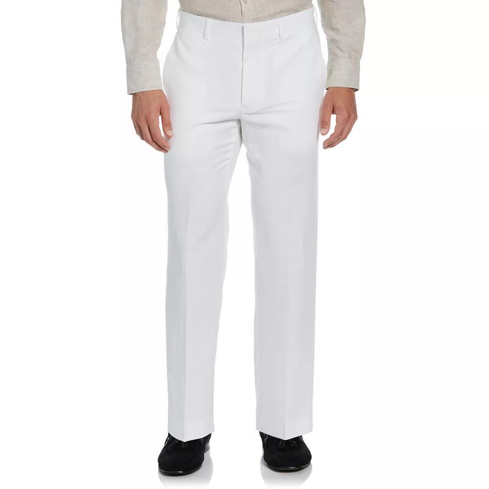 Men's Cubavera Classic-Fit Linen-Blend Flat-Front Suit Pants, Size: 36 X 32, White Product Image