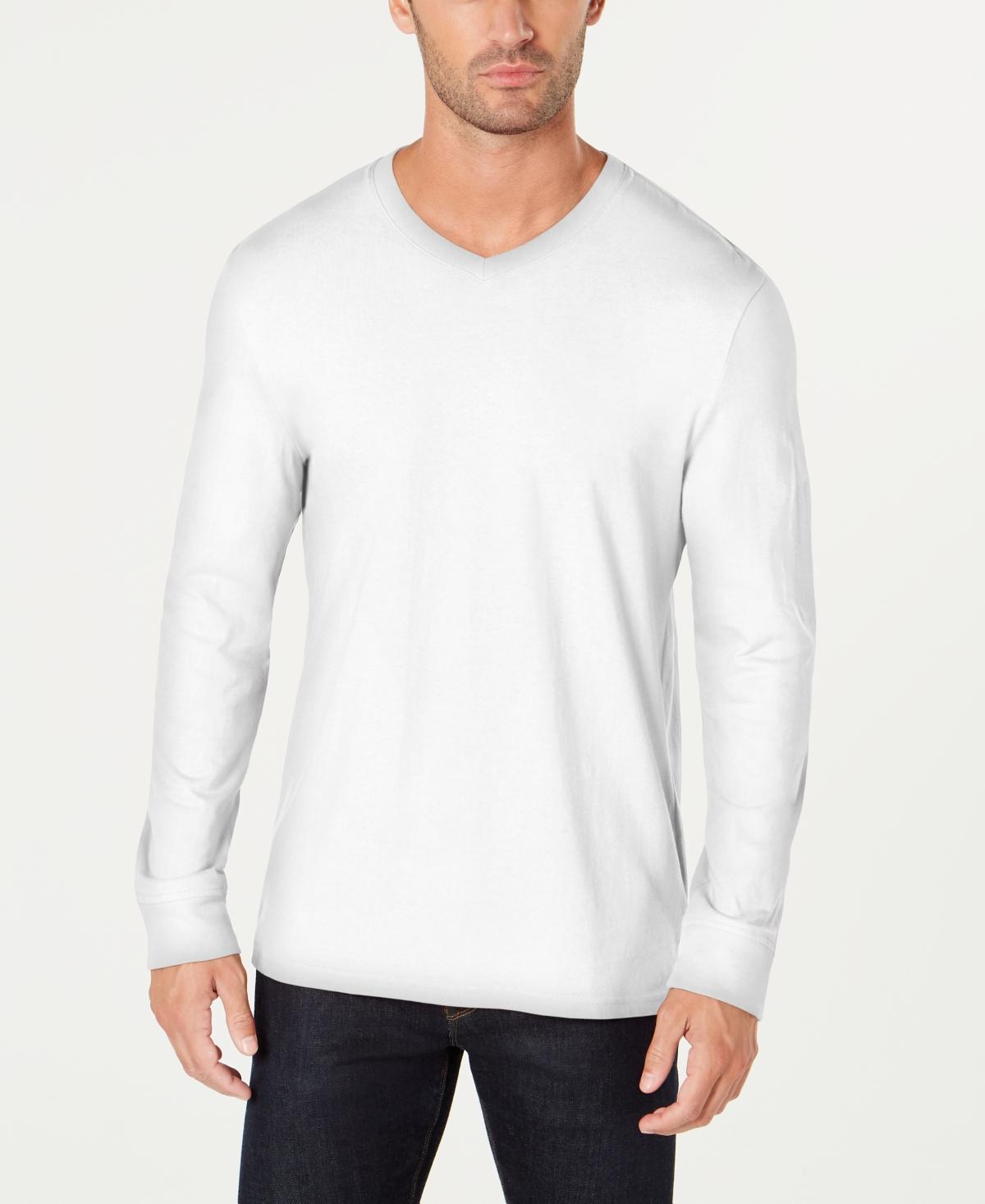 Club Room Mens V-Neck Long Sleeve T-Shirt, Created for Macys Product Image