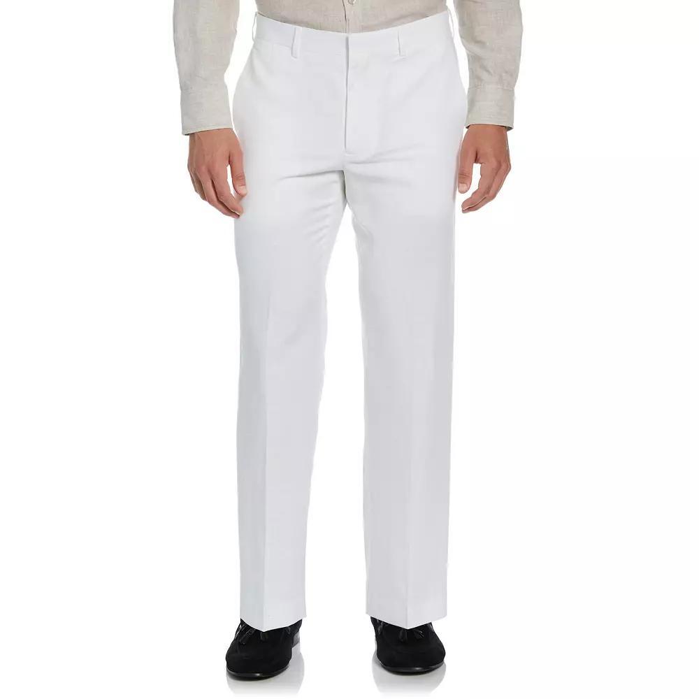 Men's Cubavera Classic-Fit Linen-Blend Flat-Front Suit Pants, Size: 36 X 32, White Product Image