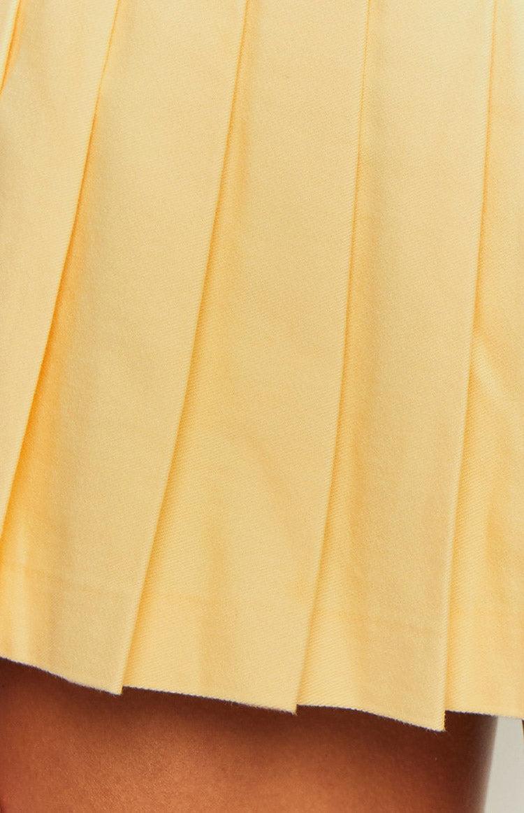 Good Days Yellow Strapless Mini Dress Product Image