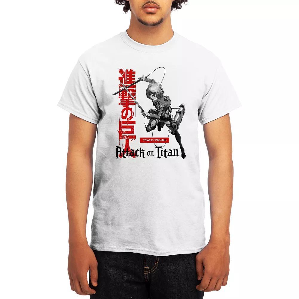 Men's Attack on Titan Levi Throne Graphic Tee, Boy's, Size: XXL, Turquoise Product Image