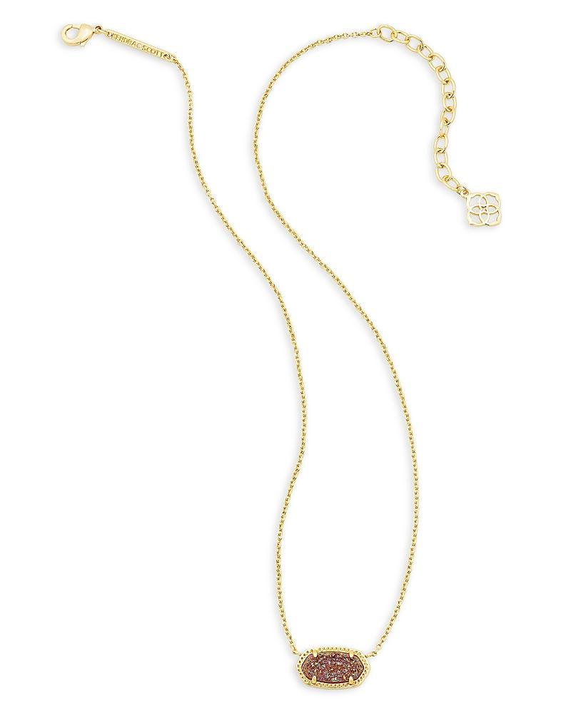 Elisa Gold Pendant Necklace in Peridot Illusion Product Image