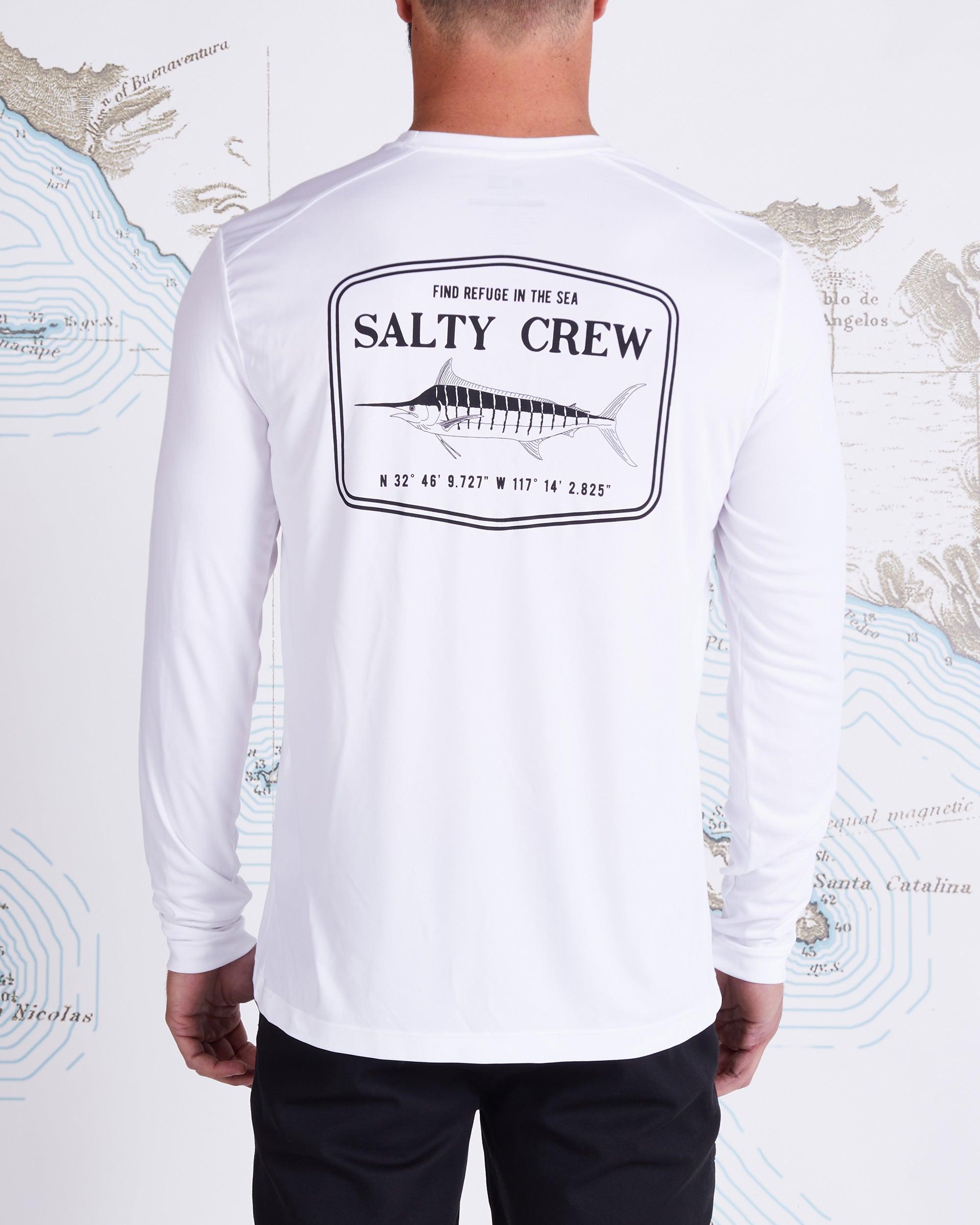 Stealth Long Sleeve Sunshirt - White Male Product Image