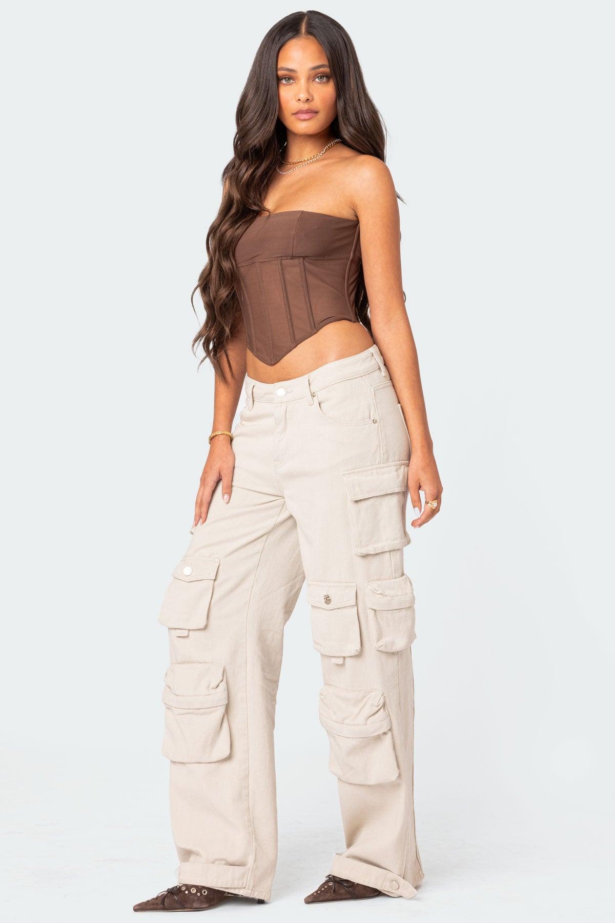 Evangeline Sheer Mesh Corset Product Image
