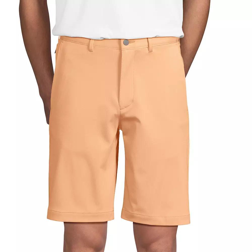 Men's Lands' End Traditional-Fit 9-inch Flex Performance Golf Shorts, Size: 35, Grey Product Image