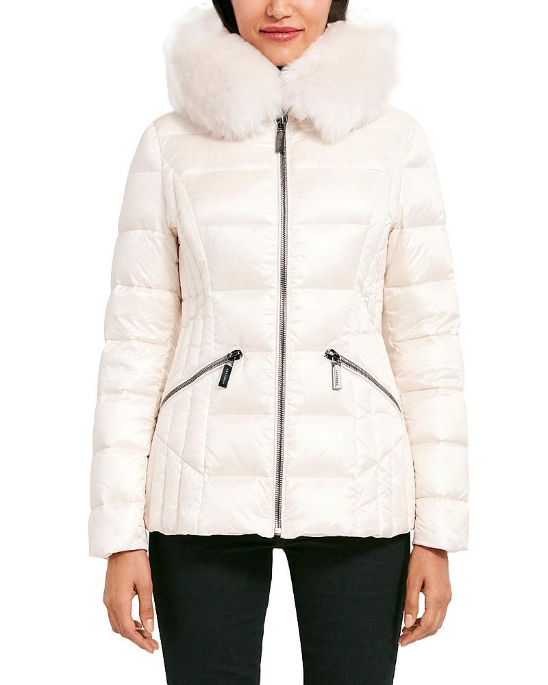 Dawn Levy Nikki Shearling Trim Puffer Coat Product Image