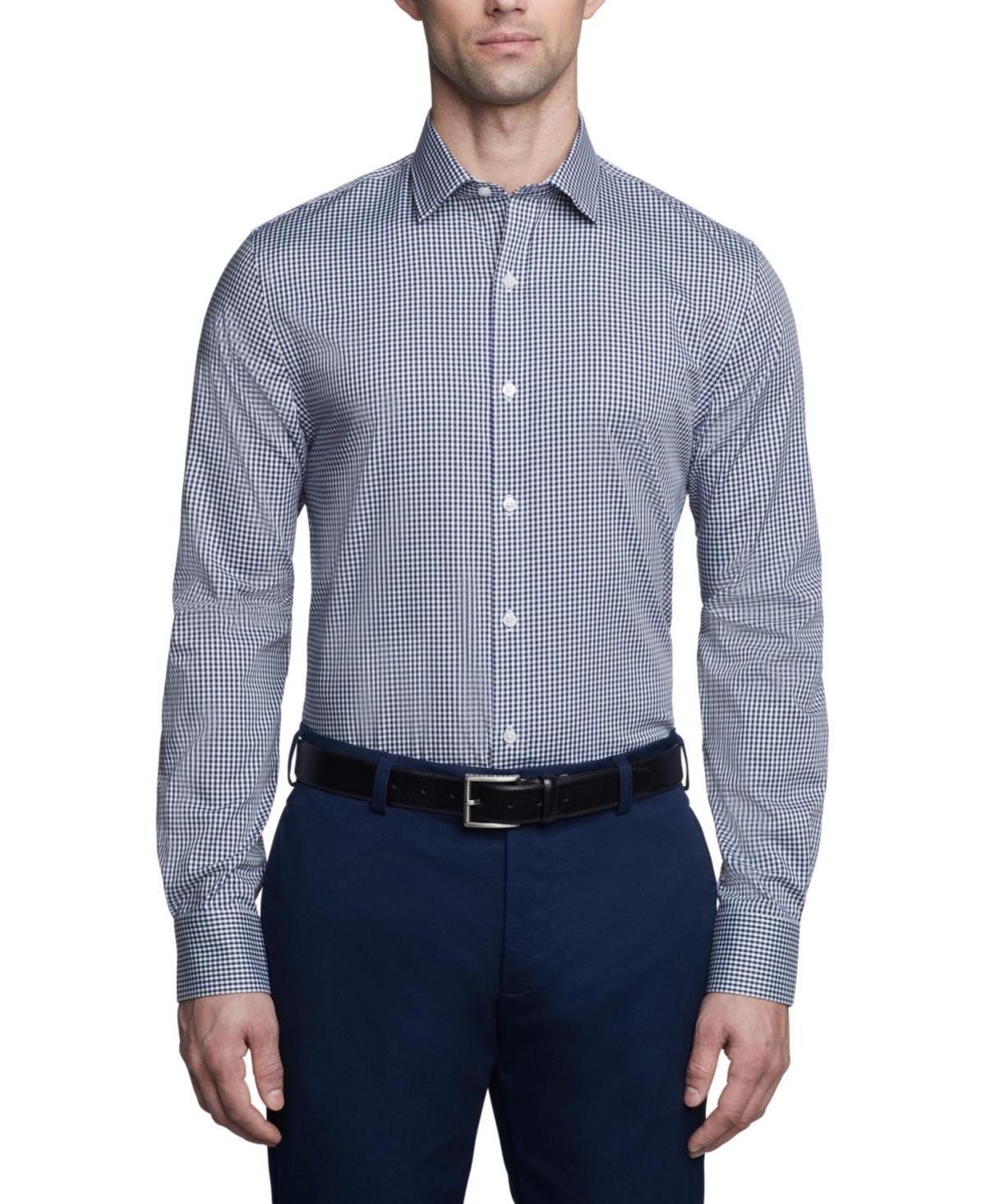 Tommy Hilfiger Mens Th Flex Slim Fit Wrinkle Free Stretch Twill Dress Shirt Product Image