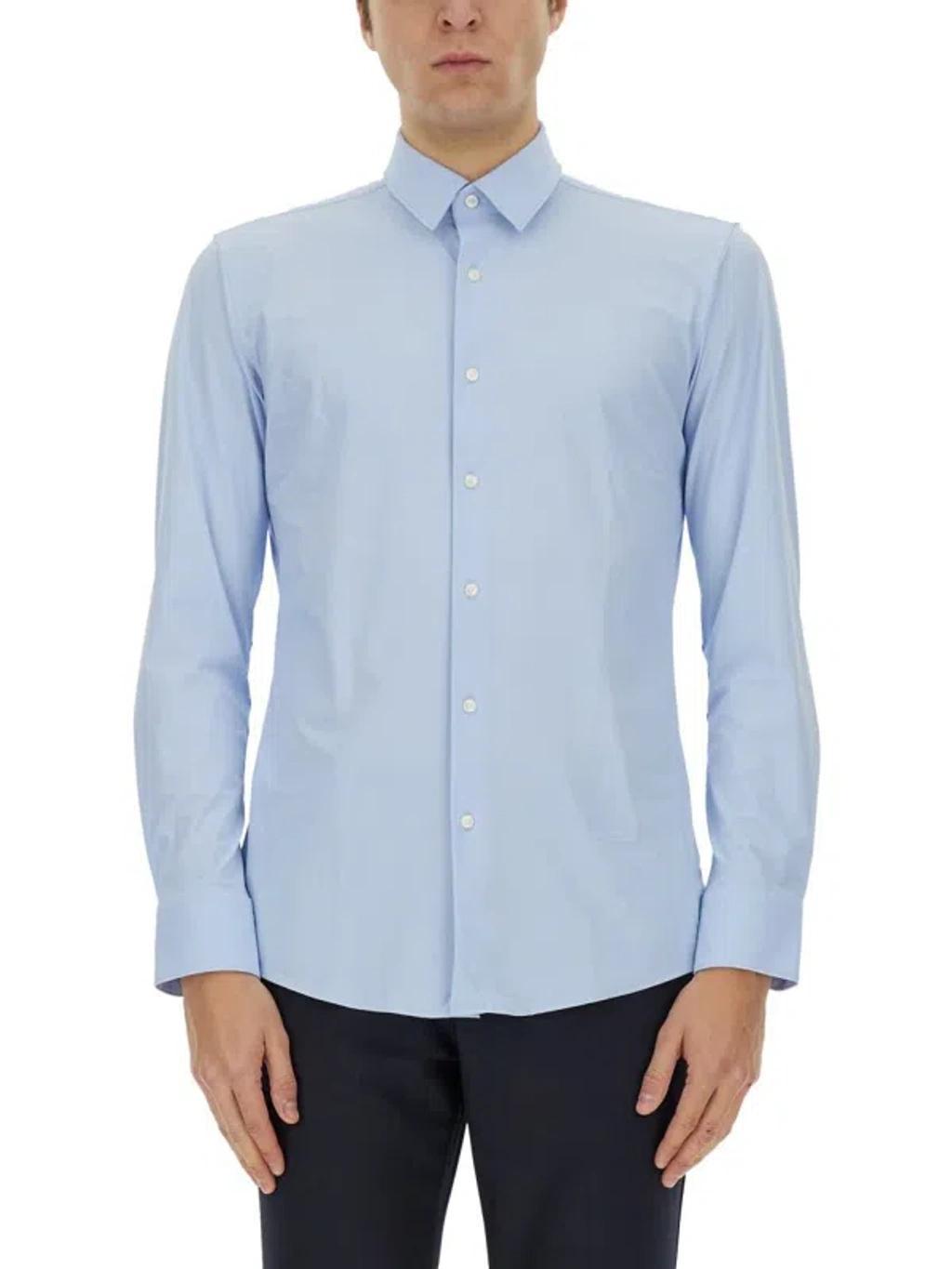 HUGO BOSS Boss Regular Fit Shirt In Blue Product Image