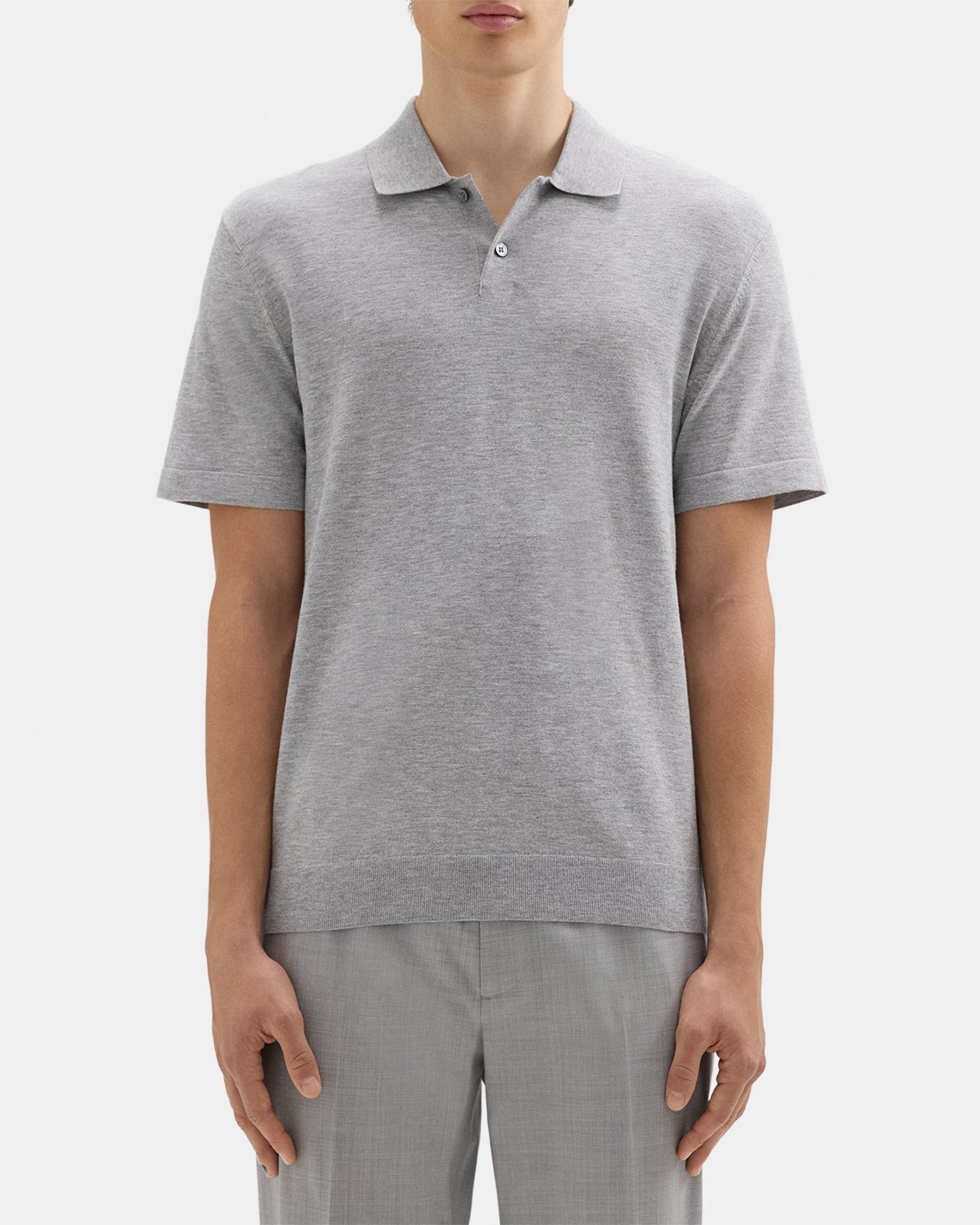 Polo Shirt in Stretch Viscose Product Image