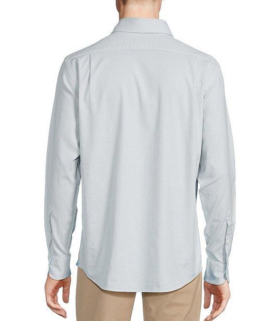 Cremieux Blue Label Micro-Stripe Oxford Long Sleeve Woven Shirt Product Image