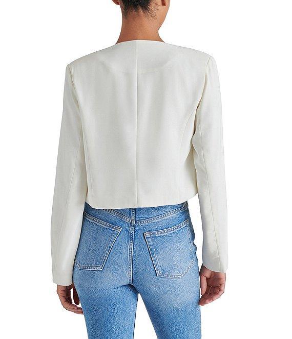 Steve Madden Serenea Crew Neck Long Sleeve Blazer Product Image