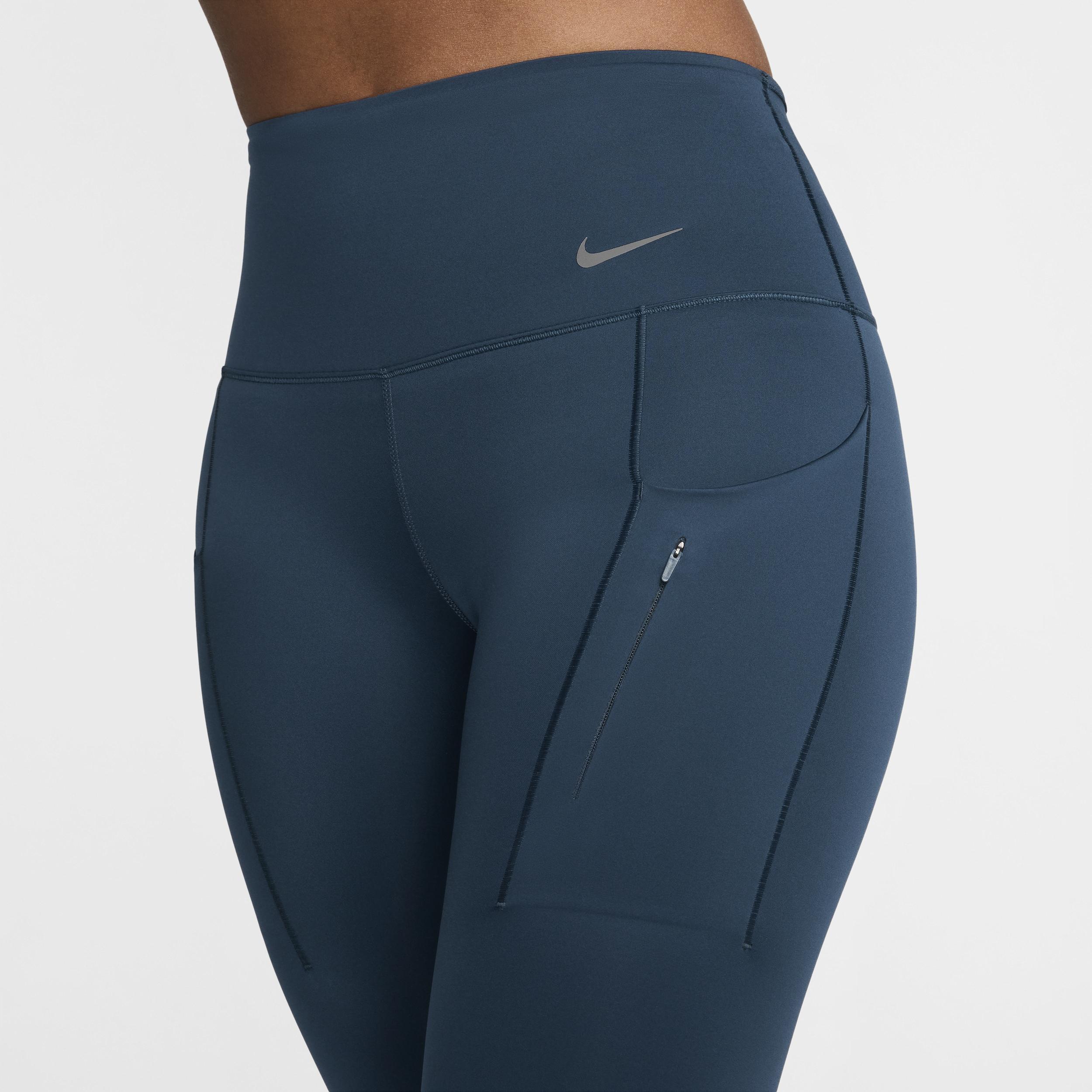 Nike Go Women's Firm-Support High-Waisted Cropped Leggings with Pockets Product Image