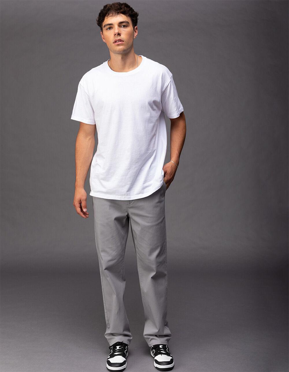RSQ Mens Slim Straight Chino Pants - LIGHT GRAY Product Image
