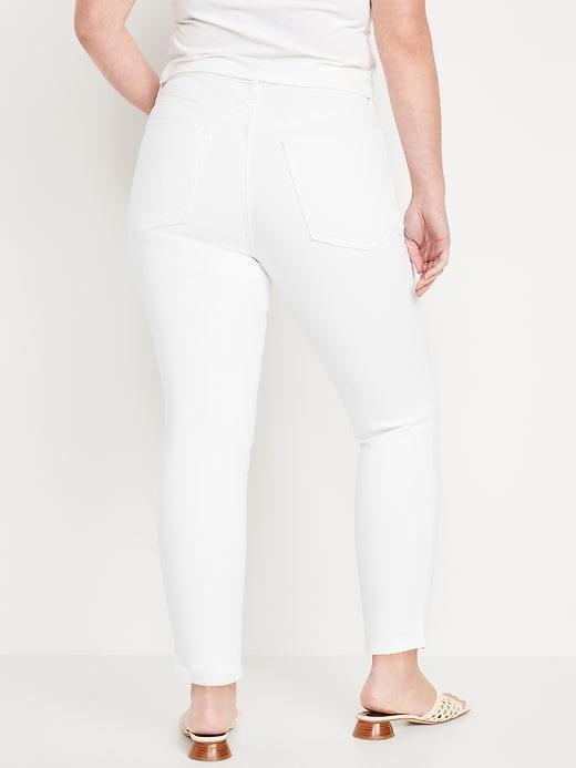 High-Waisted Button-Fly OG Straight Ankle Jeans Product Image