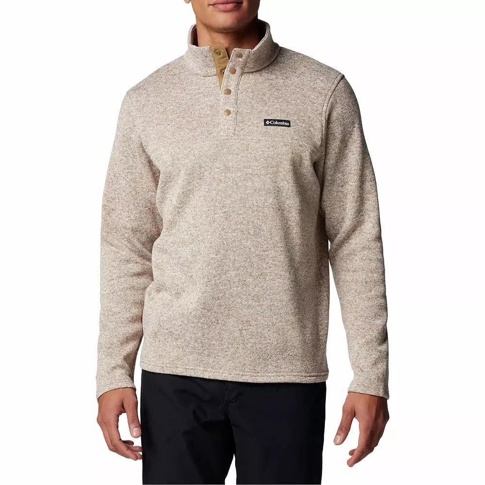 Men's Columbia Alto Pass™ Half Snap Sweater Fleece, Size: XXL, City Gray Grey Product Image