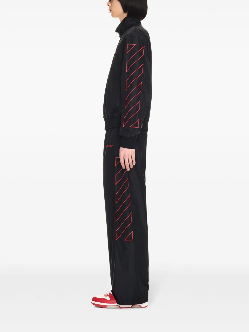 logo-embroidered bomber jacket Product Image