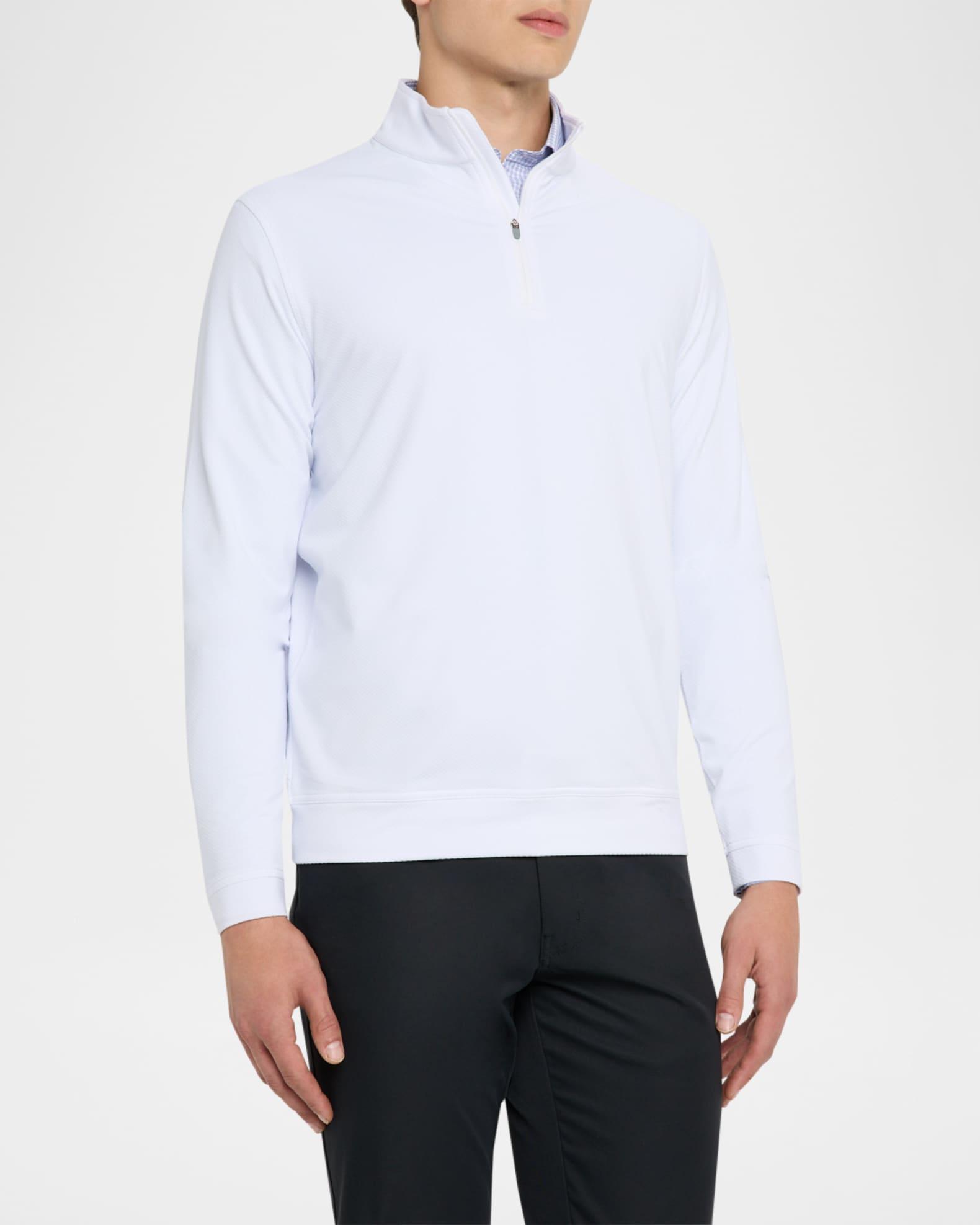Men's Perth Crosshatch Performance Quarter-Zip Sweater Product Image
